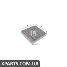 Фiльтр салону AUDI/VW/SEAT 10-25 99-08 Sofima S4263CA