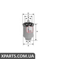 Фільтр паливний MITSUBISHI/CITROEN 18-23 10 Sofima S4465NR