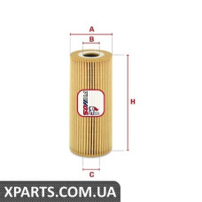 Фiльтр масляний AUDI/VW/SKODA 19-25 99-08 Sofima S5011PE