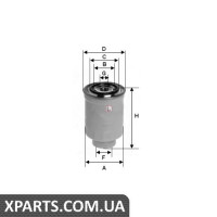 Фільтр паливний HYUNDAI/MITSUBISHI 18-25 97-04 Sofima S9310NR