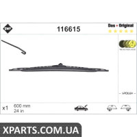 Щітка стек-ля 600 (спойлер) x 1 шт - BMW E38, Renault Laguna SWF 116615