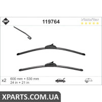 Щітка стек-ля 600+530 VisioFlex -Volvo S60, S80, XC90 SWF 119764