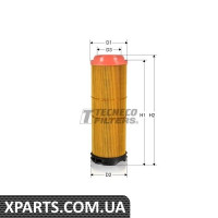 Фільтр повітря DB W203 C200-220CDI 03- Tecneco AR12133