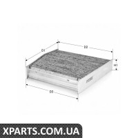Фільтр салону кутовий Tecneco CK9408C