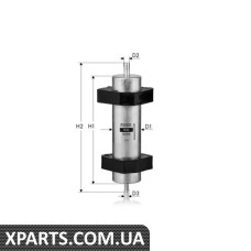 Фільтр паливний Audi A4/A6/A8/Q7 2.7-4.2 TDI 03/03 Tecneco GS10486