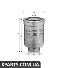 Фільтр паливний Toyota Land Cruiser 3.0D D-4D 8/00 Tecneco GS140