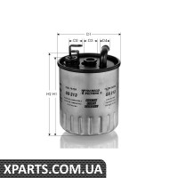 Фільтр паливний DB W168 A160-A170 CDI 99- Tecneco GS213