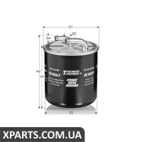 TECNECO DB Фільтр паливний диз.21-32CDI W203/211/220/Vito/Viano Tecneco GS9635F