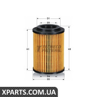 Фiльтр масляний DB C250/E220/E250/X204/Sprinter CD Tecneco OL011277E