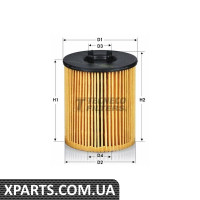 Фільтр масляний VAG 16/20TDI 2012- Tecneco OL07020E