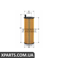 Фільтр мастила Audi A4/A6/A8/Q7 2.7-4.2 TDI 03/03- Tecneco OL0831E