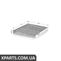 Фільтр салону вугiльний Tecneco CK10413C