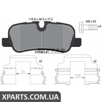 Колодки гальмові дискові Textar 2419204