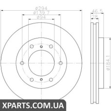 Томрозной диск Textar 92180203