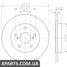 Томрозной диск Textar 92164003