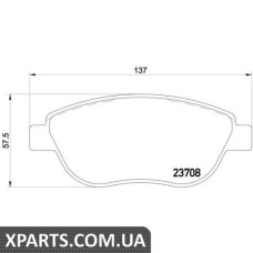 Тормозные колодки дисковые Textar 2370803