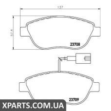 Тормозные колодки дисковые Textar 2370802