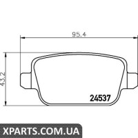 Колодки гальмові дискові Textar 2453703