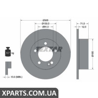 Томрозний диск Textar 92228800