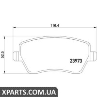 Колодки гальмові дискові Textar 2397301