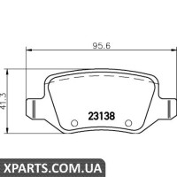 Колодки гальмові дискові Textar 2313805