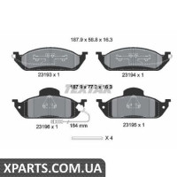Колодки гальмові дискові Textar 2319303