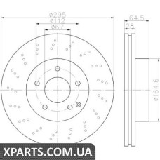 Томрозной диск Textar 92165003