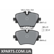 Колодки гальмові дискові Textar 2561701