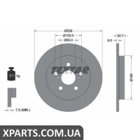 Томрозний диск Textar 92224003