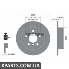 Томрозний диск Textar 92279303