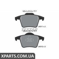 Колодки гальмові дискові Textar 2401101