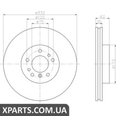 Томрозний диск Textar 92107205