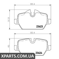 Колодки гальмові дискові Textar 2362303