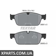 Колодки гальмові дискові Textar 2553101