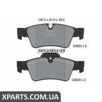 Колодки гальмові дискові Textar 2392302