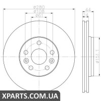 Томрозний диск Textar 92202403 Томрозний диск Textar 92202403