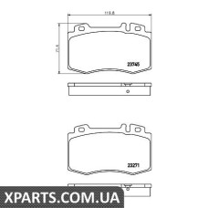 Колодки гальмові дискові Textar 2374502