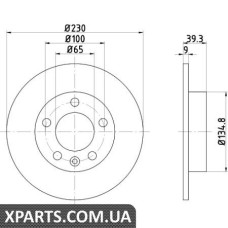 Томрозний диск Textar 92082503