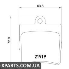 Тормозные колодки дисковые Textar 2191901