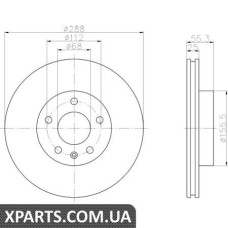 Томрозний диск Textar 92074203