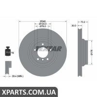 Томрозний диск Textar 92155303