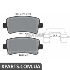 Тормозные колодки дисковые Textar 2442102