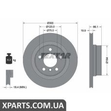 Томрозной диск Textar 92257203