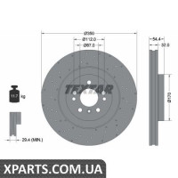 Томрозной диск Textar 92254405