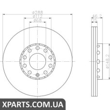 Томрозной диск Textar 92057605