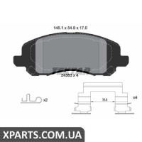 Колодки гальмові дискові Textar 2458301