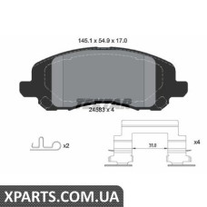 Тормозные колодки дисковые Textar 2458301