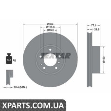 Томрозний диск Textar 92058300