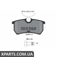 Колодки гальмові дискові Textar 2335301