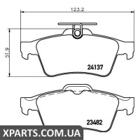 Колодки гальмові дискові Textar 2413701